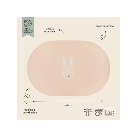 Trixie Silicone Placemat Mrs Rabbit