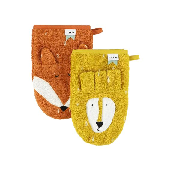 Trixie Washandjes 2-Pack Mr Lion/Mr Fox