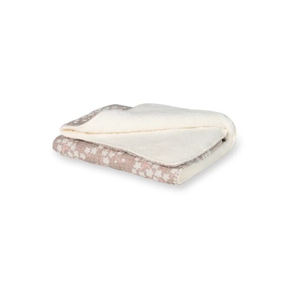 Quax Natural Wiegdeken Muslin/Teddy Blossom