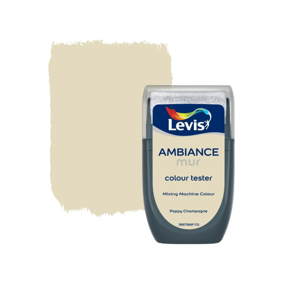Levis Ambiance Mur Mat Tester Poppy Champagne 30 Ml