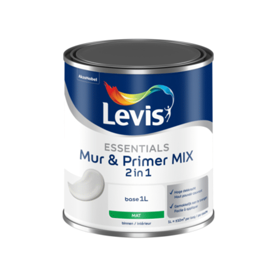 Levis Verf Essentials Mur&pr Base C 930 Ml