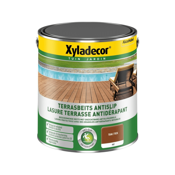 Xyladecor Terrasbeits Antislip Teak 2,5L