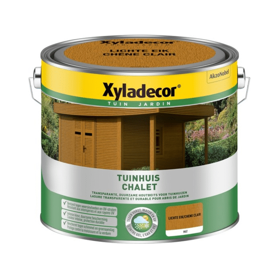 Xyladecor Tuinhuis Lichte Eik 2,5L Wb