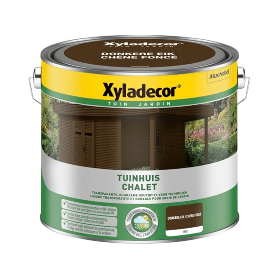 Xyladecor Tuinhuis Donkere Eik 2,5L Wb