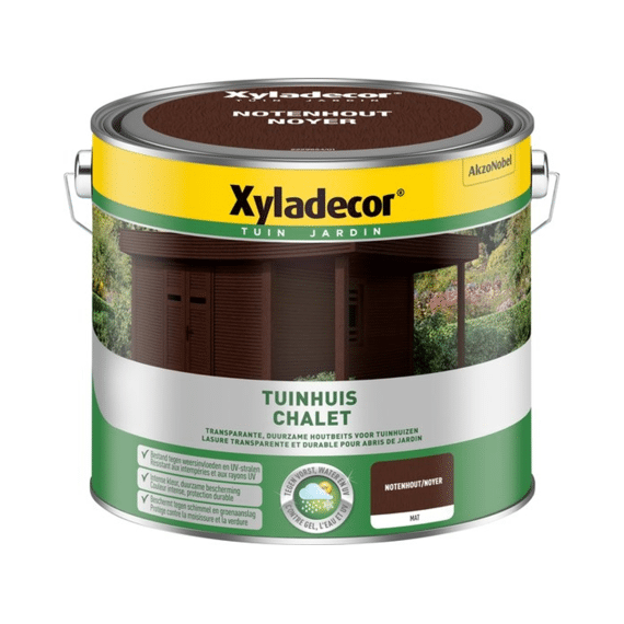 Xyladecor Tuinhuis Notenhout 2,5L Wb