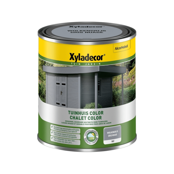 Xyladecor Tuinhuis Color Wolkengrijs 1L