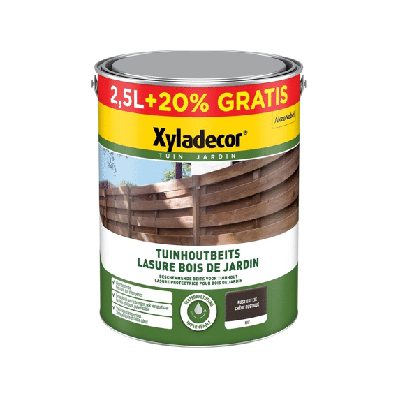 Xyladecor Tuinhoutbeits Rustieke Eik 2,5+0,5L