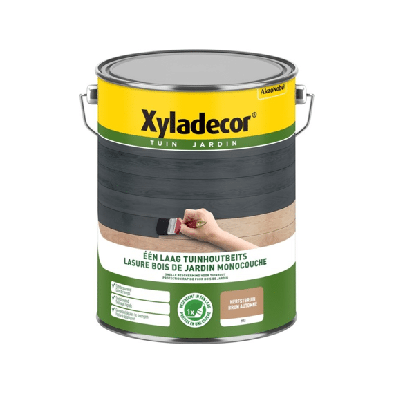 Xyladecor Een Laag Tuinhoutbeits Acorn 5L