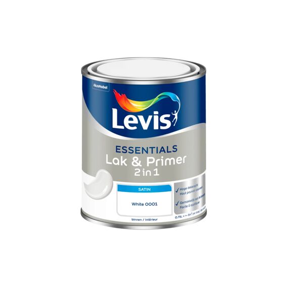 Levis Verf Essentials Lak & Primer White 750 Ml