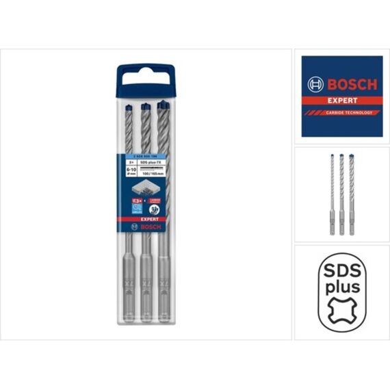 Bosch Sds Borenset 3Delig 7X6-8-10Mm