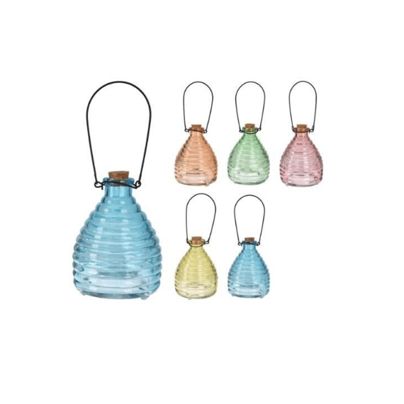 Wespenvanger Glas 9x13cm 5 Assortiment