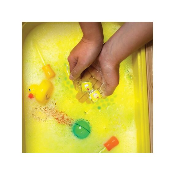 Glo Pals Light Up Cubes Sesamstraat Bigbird 4St