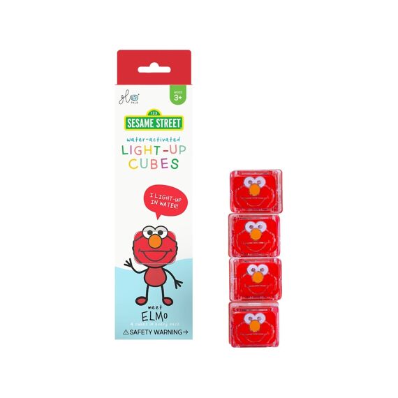 Glo Pals Light Up Cubes Sesamstraat Elmo 4St