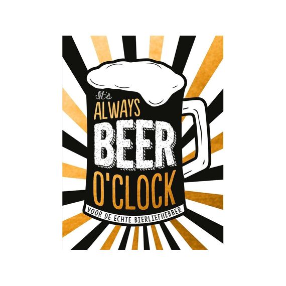 Its Always Beer Oclock - Cadeauboek