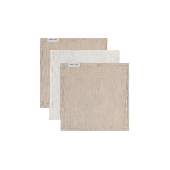 Baby's Only Tender Monddoekje Beige/Linen 30X30Cm 3 Pack