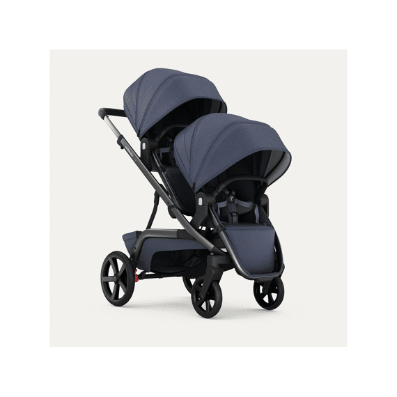 Redsbaby Nuvo Wandelwagen Dubbel (1x Draagmand + 2x Zitting) Blue Slate
