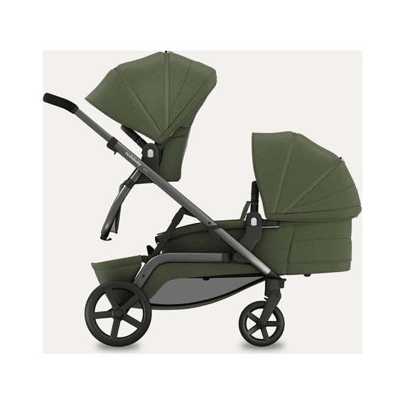 Redsbaby Nuvo Wandelwagen Dubbel (1x Draagmand + 2x Zitting) Ivy