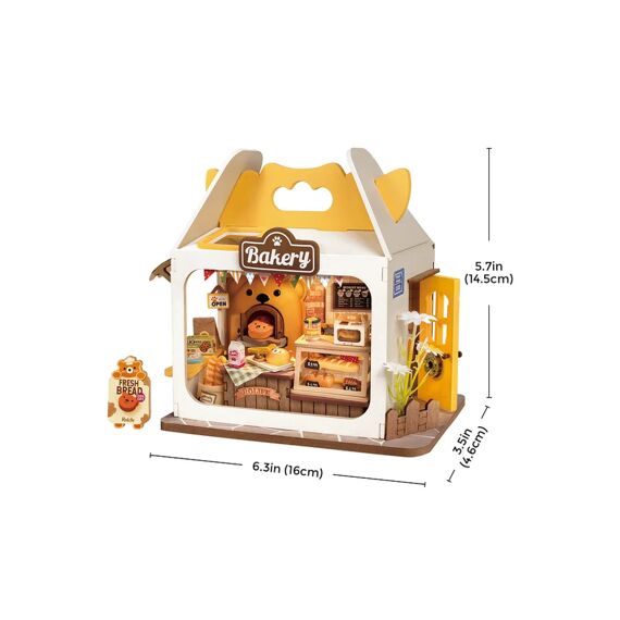 Robotime Rolife Miniatuur Bouwpakket Teddys Breadbox