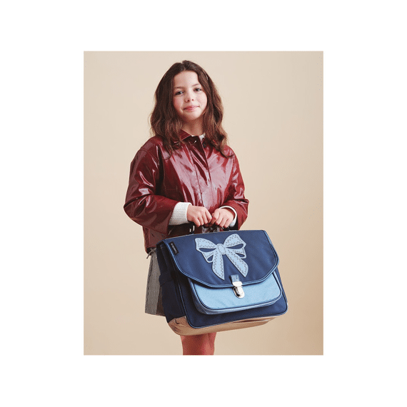 Caramel Et Cie Schooltas Medium Lady Blue