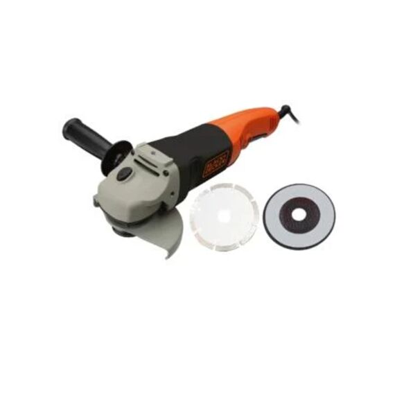 Black-Decker Haakse Slijper 1200W  +2 Schijven