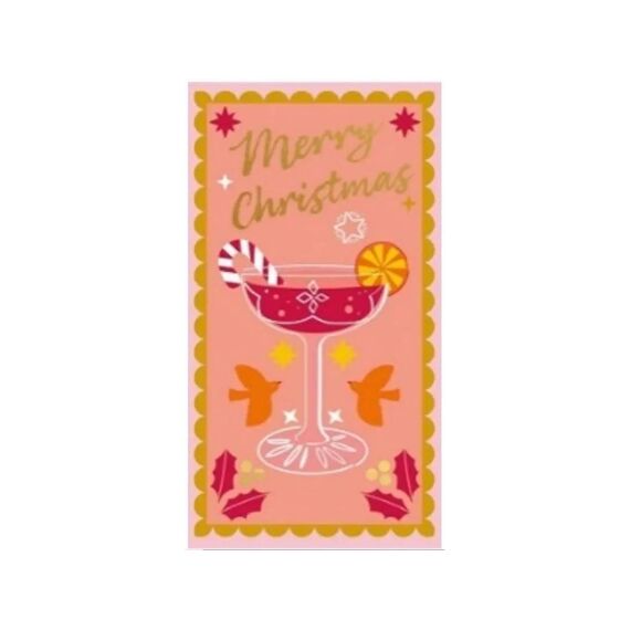 Duni Servet 33X33Cm 20 Stuks Xmas Cocktail
