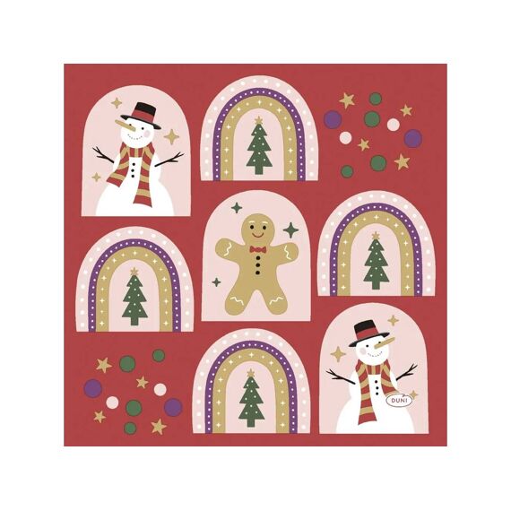 Duni Servet 33X33Cm 20 Stuks Candyman Red