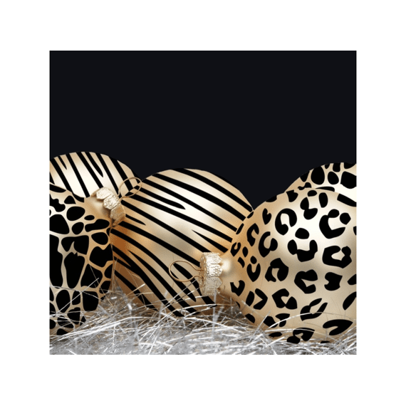 Duni Servet 33X33Cm 20 Stuks Black Balls