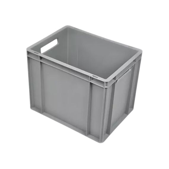 Euronorm Stapelbak 400X300X325Mm Gesloten Grijs