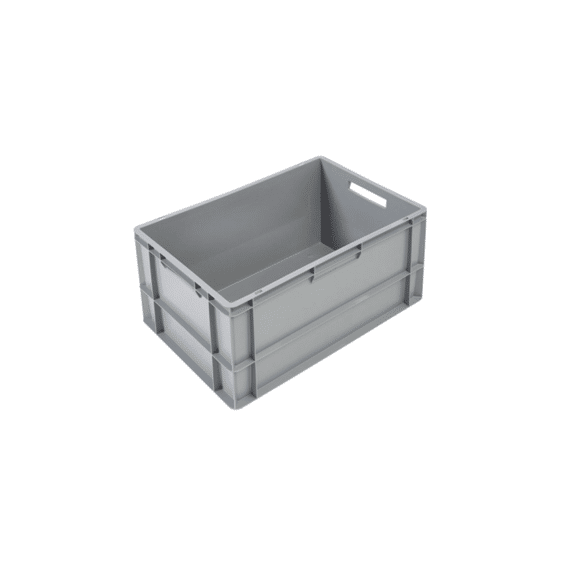 Euronorm Stapelbak 600X400X320Mm Gesloten Grijs