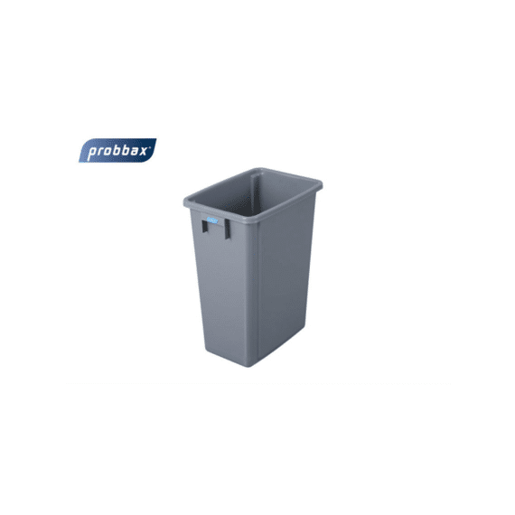 Probbax Rechthoekige Sorteerafvalbak 60L 320X460X580Mm Grijs