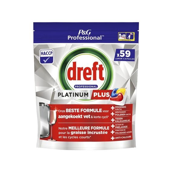 Dreft Vaatwas Tabs Professional Platinum+ Citroen 59St