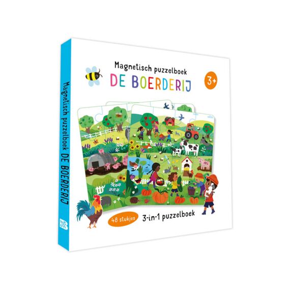 Magnetische Puzzelboek De Boerderij