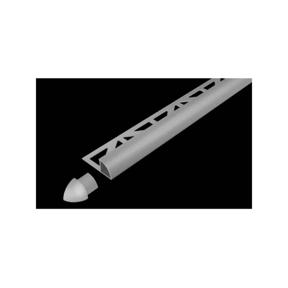 Profiel Drac 865 250 Cm Aluminium Betongrijs
