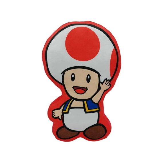 Super Mario Toad Kussen 3D 40X40Cm