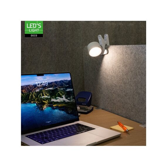 Rechargeable Table/Spot Lamp White (3In1)