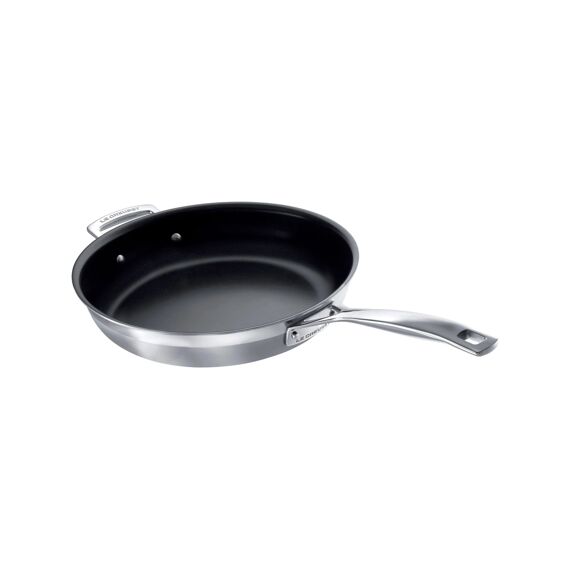 Le Creuset Koekenpan RVS Anti-Aanbaklaag met Ectra Handvat 28cm