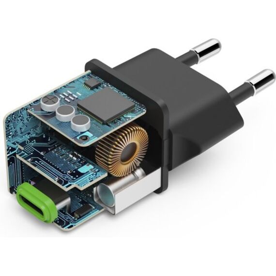 Hama Snellader Usb-C Super Mini-Oplader Pd 25W Zwart