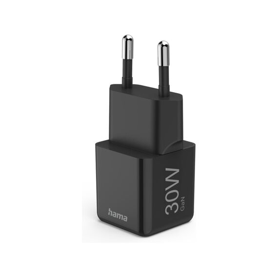 Hama Snellader Usb-C Super Mini-Oplader Pd 30W Zwart