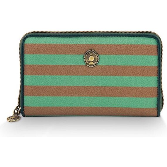 Pip Studio Z25 Willow Portemonee Stripe Green 18X3X11Cm