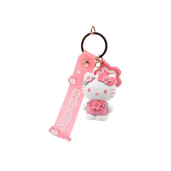 Yume Hello Kitty And Friends Keychain With Hand Strap Sakura Series Assortiment Prijs per Stuk