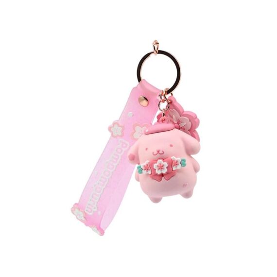 Yume Hello Kitty And Friends Keychain With Hand Strap Sakura Series Assortiment Prijs per Stuk