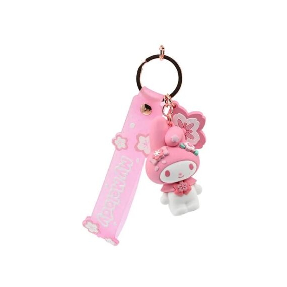 Yume Hello Kitty And Friends Keychain With Hand Strap Sakura Series Assortiment Prijs per Stuk