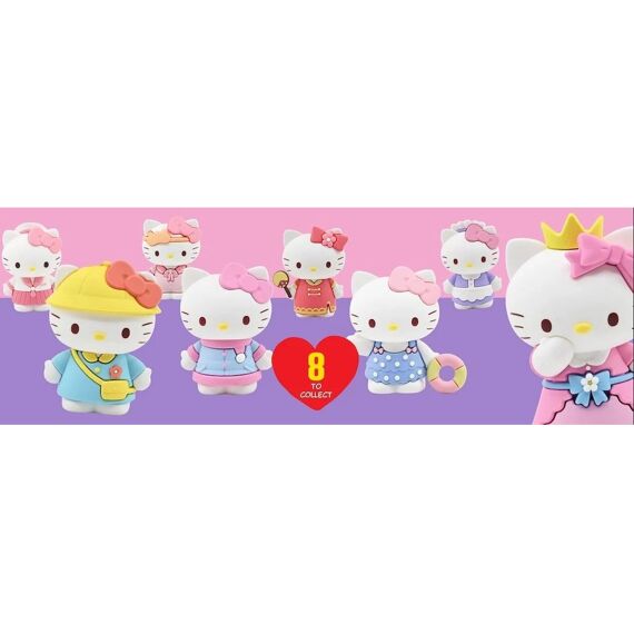 Yume Hello Kitty 5Cm Figurine Dressup Series Assortiment Prijs Per Stuk