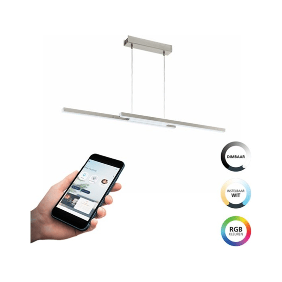 Eglo Hanglamp Fraioli Aluminium Nikkel