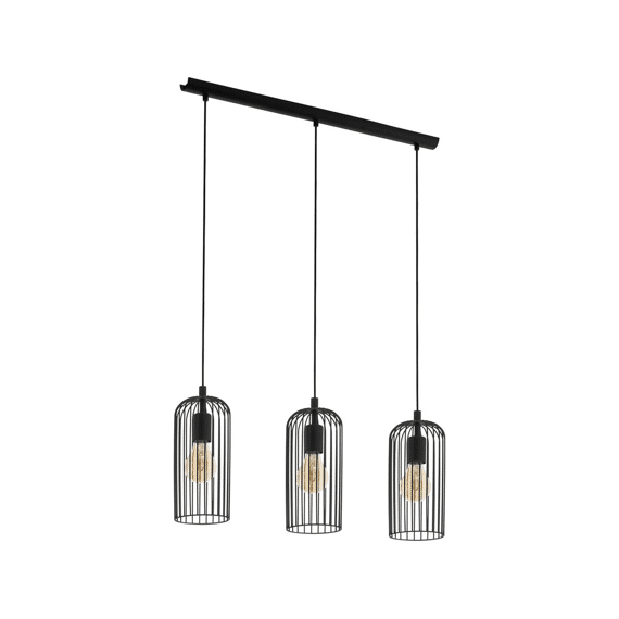 Eglo Hanglamp Roccamena Staal Zwart
