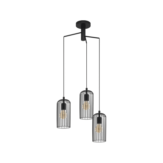 Eglo Hanglamp Roccamena Staal Zwart