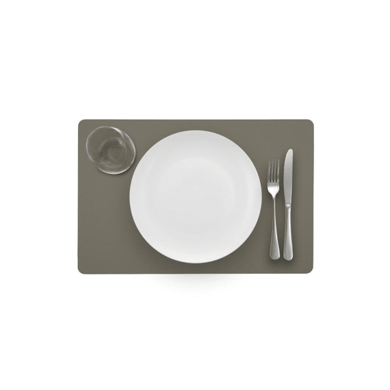 Placemat Recyc Leder 28.5x43.5cm Pepper