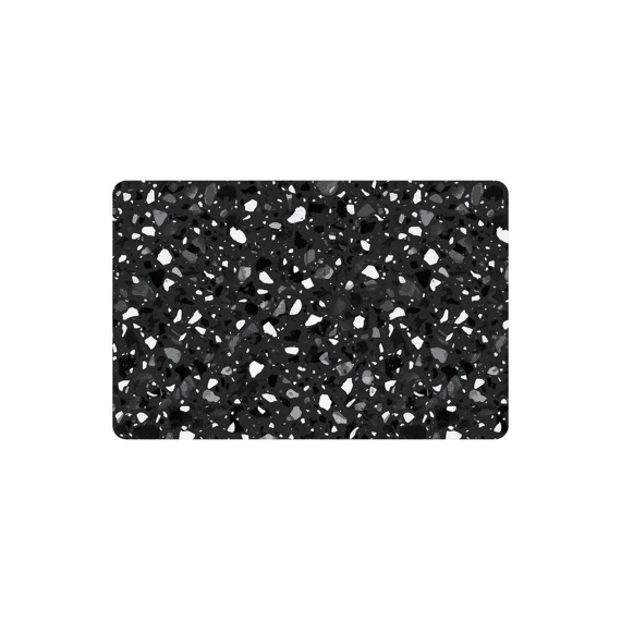 Placemat Pp Bedrukt 28.5x43.5cm Terrazzo Black