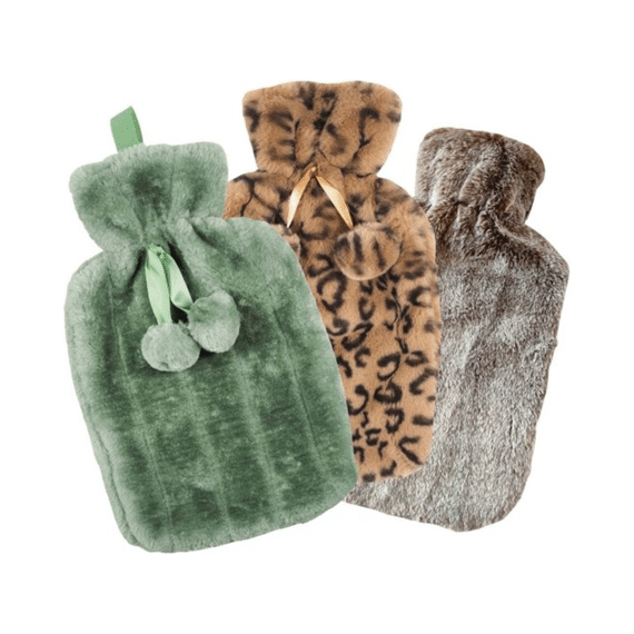 Warmwaterkruik Fleece - 1,8 Liter Ass.