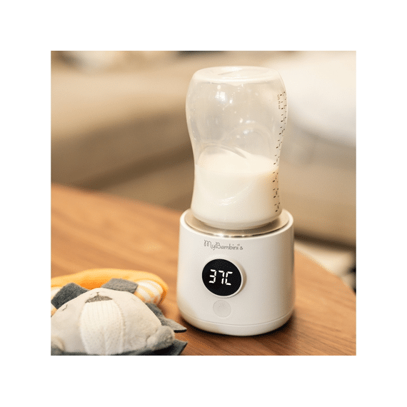 My Bambini's Oplaadbare Flessenverwarmer Max Wit